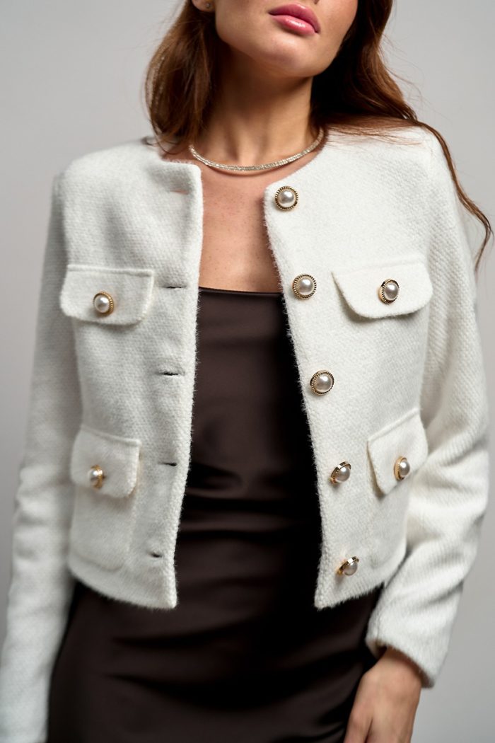 Кардиган ШАНЕЛЬ білий - Зображення 7