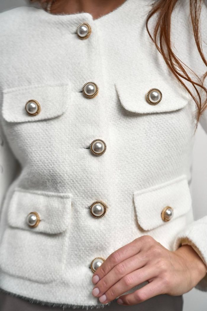 Кардиган ШАНЕЛЬ білий - Зображення 6