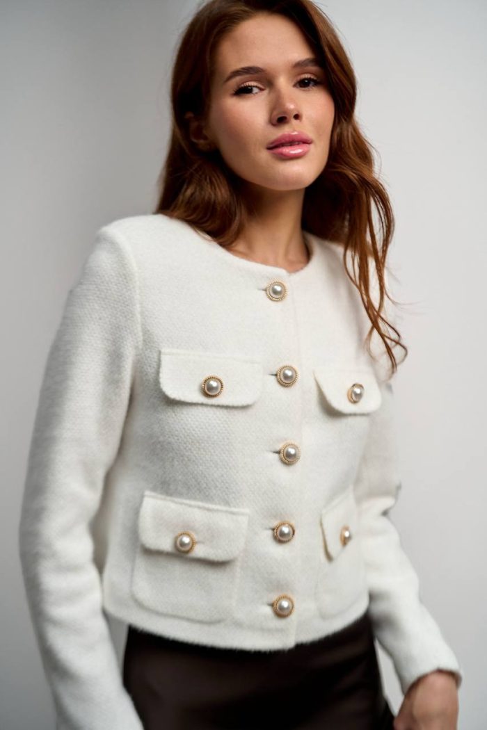 Кардиган ШАНЕЛЬ білий - Зображення 2