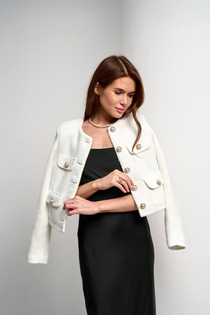 Кардиган ШАНЕЛЬ білий - Зображення 3