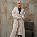 Кардиган альпака беж