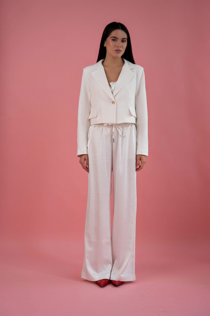 Піджак короткий білий - Зображення 3