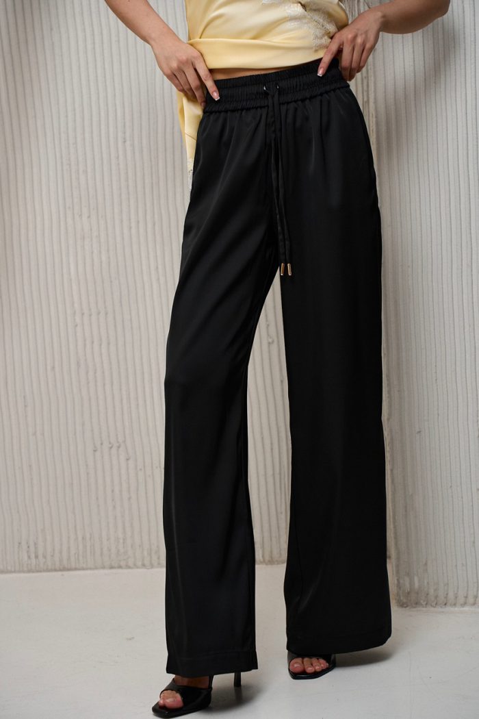 Штани шовк чорний - Зображення 6