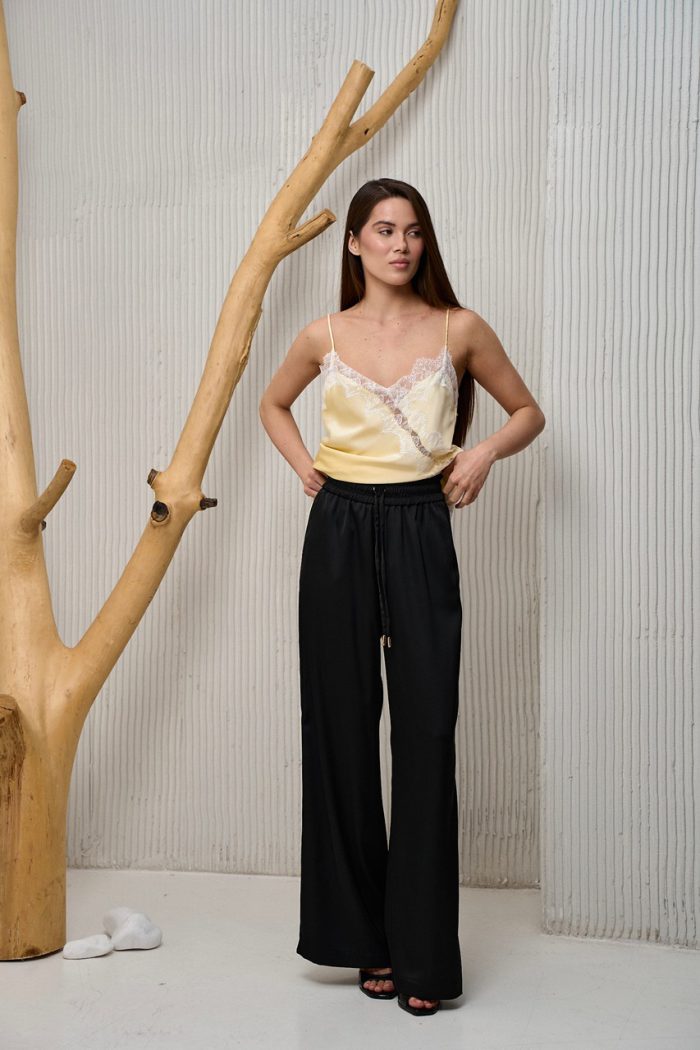 Штани шовк чорний - Зображення 5