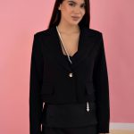 Піджак короткий чорний