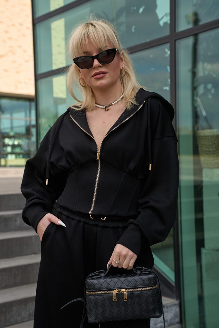 Костюм з корсетом чорний - Зображення 4