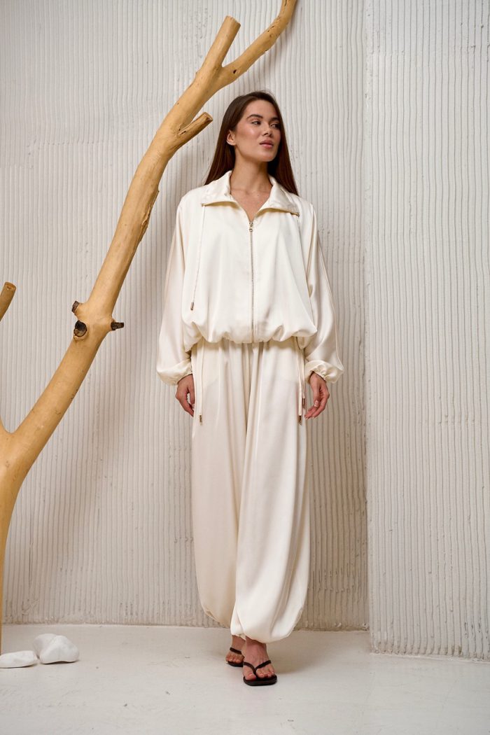 Костюм шовк Аладін молочний - Зображення 5