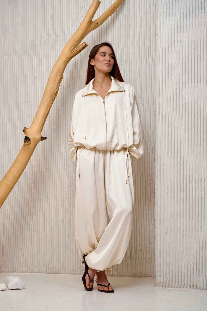 Костюм шовк Аладін молочний - Зображення 9