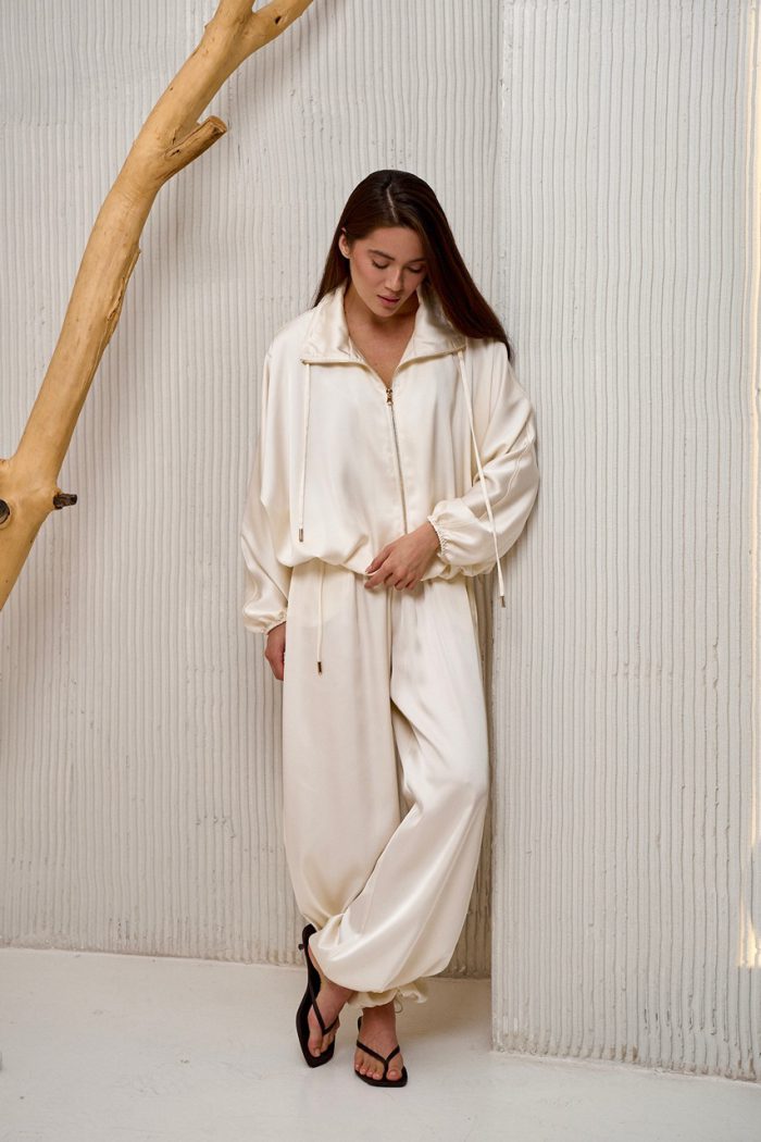 Костюм шовк Аладін молочний - Зображення 13