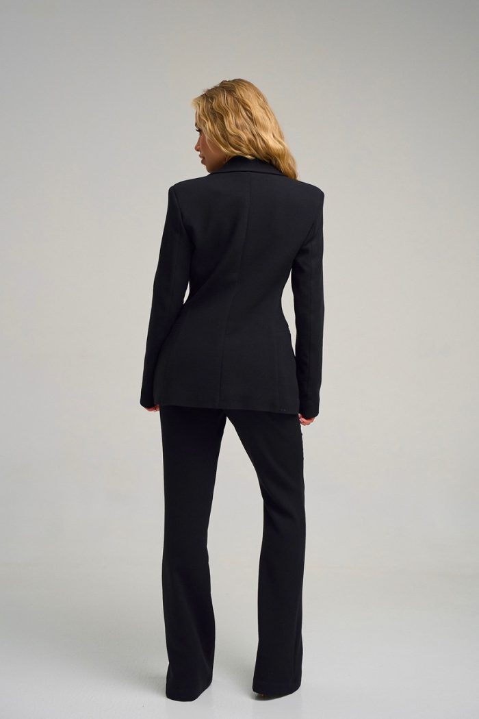 Сілуетний костюм чорний - Зображення 10