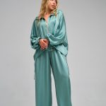 Костюм шовк Аладін нефритовий