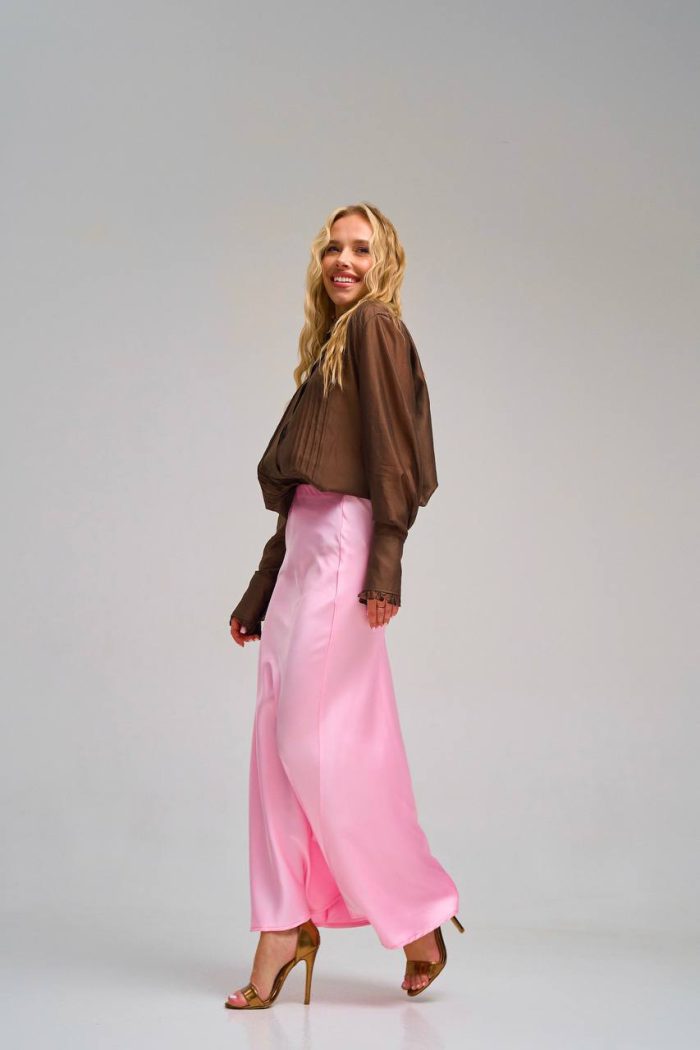 Спідниця шовк рожевий - Зображення 14