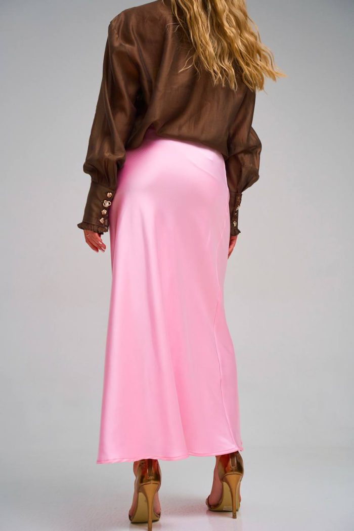 Спідниця шовк рожевий - Зображення 10