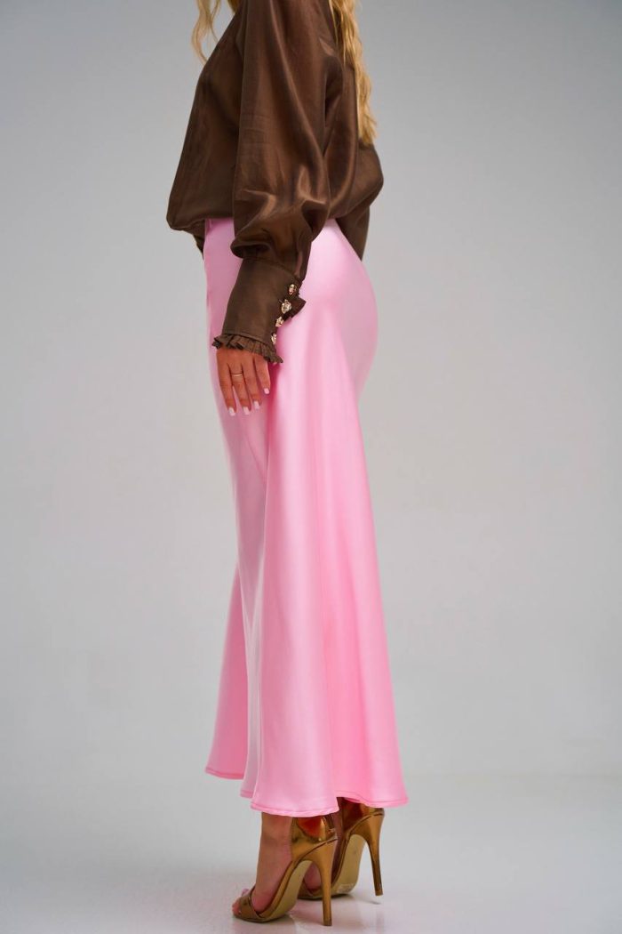 Спідниця шовк рожевий - Зображення 8